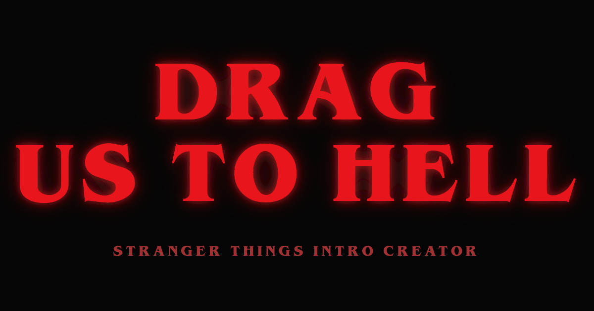 Stranger Things Intro Creator — Make your own Stranger Things intro